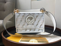 H-bag Fendi KAN I F SMALL PU mini cross-body bag 25cm