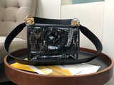 H-bag Fendi KAN I F SMALL PU mini cross-body bag 25cm