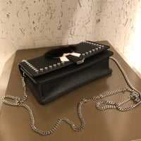 H-bag Fendi KARLITO WALLET ON CHAIN Black leather wallet
