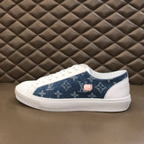 S-shoe Louis Vuitton Classic Canvas Shoes High Top Canvas Sneakers