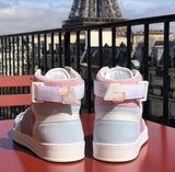 S-shoe Louis Vuitton Classic Hellcat Roar Face Canvas Shoes High Top Canvas Sneakers