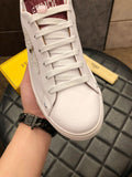 S-shoe Fendi Men's Black Leather Sneakers shoe
