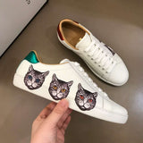 S-shoe GUCCI Women's Ace sneaker with Mystic Cat shoe