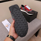 S-shoe Prada Men's Tennis Shoes Slip On Knit Walking Running Gym Sneakers