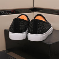 W-watch P.a.t.e.k P.h.i.l.i.p.p.e PIEIN Men Canvas Shoes Custom Cool Skull Print Fashion Shoes Sneaker