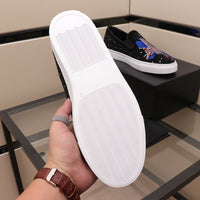 W-watch P.a.t.e.k P.h.i.l.i.p.p.e PIEIN Men Canvas Shoes Custom Cool Skull Print Fashion Shoes Sneaker