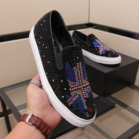 W-watch P.a.t.e.k P.h.i.l.i.p.p.e PIEIN Men Canvas Shoes Custom Cool Skull Print Fashion Shoes Sneaker