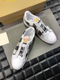S-shoe Burberry Vintage Check and Leather Sneakers Womens Canvas Shoes