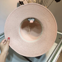 C-hat GUCCI  Womens Beach Sun Straw Hat UV UPF50 Travel Foldable Brim Summer UV Hat