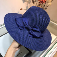 C-hat GUCCI  Womens Beach Sun Straw Hat UV UPF50 Travel Foldable Brim Summer UV Hat