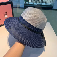 C-hat GUCCI  Womens Floppy Summer Sun Beach Straw Hat UPF50 Foldable Wide Brim