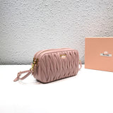 H-bag MIU MIU 20-12-6 cm Women Handbag Roomy Multiple Pockets Street ladies' Shoulder Bag