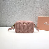 H-bag MIU MIU 20-12-6 cm Women Handbag Roomy Multiple Pockets Street ladies' Shoulder Bag