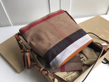 H-bag Burberry 17-15.5-24.5 cm Women the Ashby Canvas Tote Handbags Casual Shoulder Work Bag Crossbody