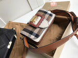 H-bag Burberry buckle 19.5-5-12 cm Women's Handbags Satchel Bag Ladies Purse Tote Shouler Bag