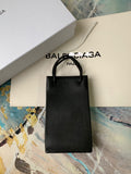 H-bag Balenciaga 13-6-23 cm Handbags for Women Large Capacity Ladies Purses Top Handle Leather Shoulder Bags