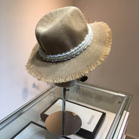 C-hat GUCCI  Women Wide Brim Straw Roll up Hat Fedora Beach Sun Hat UPF50+