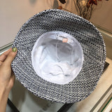 C-hat Foldable Cotton Bucket Hat for Summer Holiday Tourist Fishing