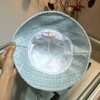 C-hat Foldable Cotton Bucket Hat for Summer Holiday Tourist Fishing
