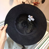 C-hat Womens Wide Brim Sun Hat with Wind Lanyard UPF 50 Beach Summer Sun Straw Hats for Women