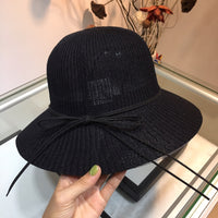 C-hat Womens Wide Brim Sun Hat with Wind Lanyard UPF 50 Beach Summer Sun Straw Hats for Women