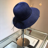 C-hat Womens Wide Brim Sun Hat with Wind Lanyard UPF 50 Beach Summer Sun Straw Hats for Women