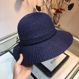 C-hat Womens Wide Brim Sun Hat with Wind Lanyard UPF 50 Beach Summer Sun Straw Hats for Women