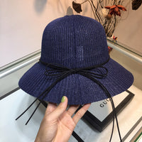 C-hat Womens Wide Brim Sun Hat with Wind Lanyard UPF 50 Beach Summer Sun Straw Hats for Women