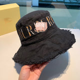 C-hat Burberry 100% Cotton Boonie Fishing Bucket Women Summer String Hat Cap