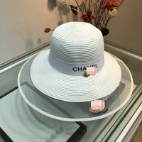 C-hat Women Sun Hat Summer Hollow Out Cotton Knit Cap Elegant