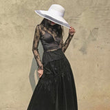 C-hat Women Sun Hat Summer Hollow Out Cotton Knit Cap Elegant