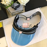 C-hat Dior Women Ladies Hat Outdoor Adjustable Cap Summer Sunscreen Sun Visor Empty Top Hat