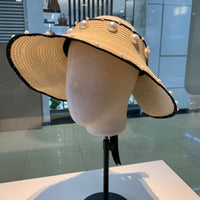 C-hat GUCCI  Foldable Sun Visors for Women Beach Hat Wide Brim Sun Hat Roll-Up Straw Hat