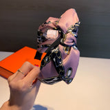 A-accessories H.e.r.m.e.s Fashion Hair Hoop Cross Knotted Headband Bow Hair Accessories for Women
