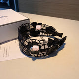 A-accessories Fashion Hairband Beading Women Hair Head Hoop Simple Sweet Girls Headband Headwear