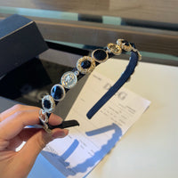 A-accessories D.G Rhinestone Headband Narrow Headband Headwear Hair Hoop Head Band Hair Band for Women