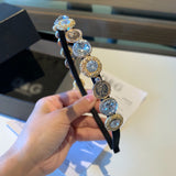 A-accessories D.G Rhinestone Headband Narrow Headband Headwear Hair Hoop Head Band Hair Band for Women