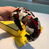A-accessories Fendi Hair Bands Women Handmade Lovely Style Cloth Cross Knot Hair Hoop Hairband Headband Headwear Hair Accessories
