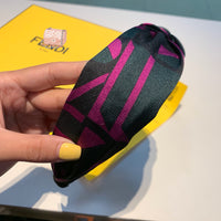A-accessories Fendi Hair Bands Women Handmade Lovely Style Cloth Cross Knot Hair Hoop Hairband Headband Headwear Hair Accessories
