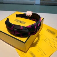 A-accessories Fendi Hair Bands Women Handmade Lovely Style Cloth Cross Knot Hair Hoop Hairband Headband Headwear Hair Accessories