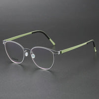 Titanium Eyeglass Frames Denmark Titanium No Screw Korea Glasses Frames Optical Ultra-light Business Luxury Glasses Men