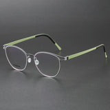 Titanium Eyeglass Frames Denmark Titanium No Screw Korea Glasses Frames Optical Ultra-light Business Luxury Glasses Men
