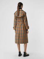 D-clothing Burberry Women's Double Breasted Trench Coat Chelsea Tailoring Overcoat  Trench Coat