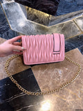 M-Handbag MIU MIU Womens Fashion Handbags Tote Bag Cross Body Shoulder Bag Top Handle Satchel Purse 20-13cm
