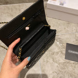 M-Handbag 19-12cm Women Satchel Handbags Shoulder Purses Totes Top Handle Work Bags With Matching Wallet