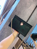 M-Handbag GUCCI Women's Shoulder Bags PU Leather Stripe Handbags Top-Handle Purse For Ladies