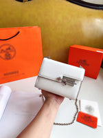 M-Handbag H.E.R.M.E.S Verrou 18-13cm Women's Small Crossbody Bags Shoulder Bag Satchel Purses