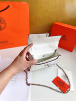 M-Handbag H.E.R.M.E.S Verrou 18-13cm Women's Small Crossbody Bags Shoulder Bag Satchel Purses