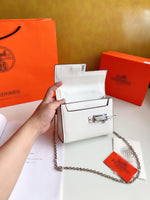 M-Handbag H.E.R.M.E.S Verrou 18-13cm Women's Small Crossbody Bags Shoulder Bag Satchel Purses