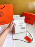 M-Handbag H.E.R.M.E.S Verrou 18-13cm Women's Small Crossbody Bags Shoulder Bag Satchel Purses